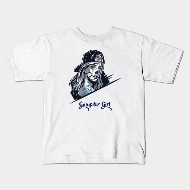 Gangster girl Kids T-Shirt by This is store